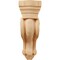 Ekena Millwork 3 3/8"W x 6 1/2"D x 10 1/2"H Boston Traditional Scroll Corbel, Red Oak COR03X06X10TSRO - alternate 4